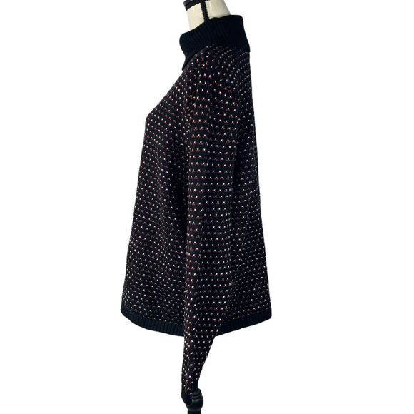 Karen Scott XX-Large Turtleneck Sweater Tight Knit Long Sleeve Stretch Black New - Picture 5 of 8